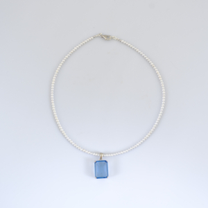 Perle mici cu cristal albastru - imagine 3