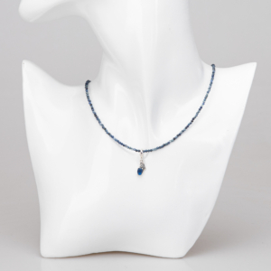 Colier de safir cu charm Fecioară - imagine 3