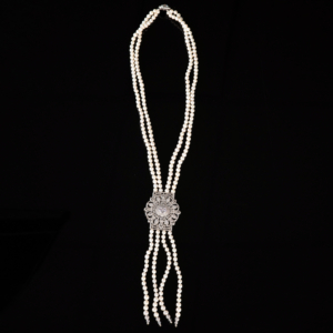 Colier dublu de perle Art Deco - imagine 3