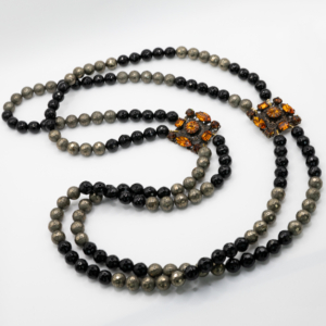 Colier dublu cu accesorii simetrice - imagine 3