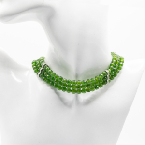 Choker de jad verde