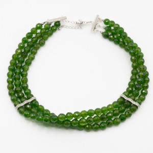 Choker de jad verde - imagine 3